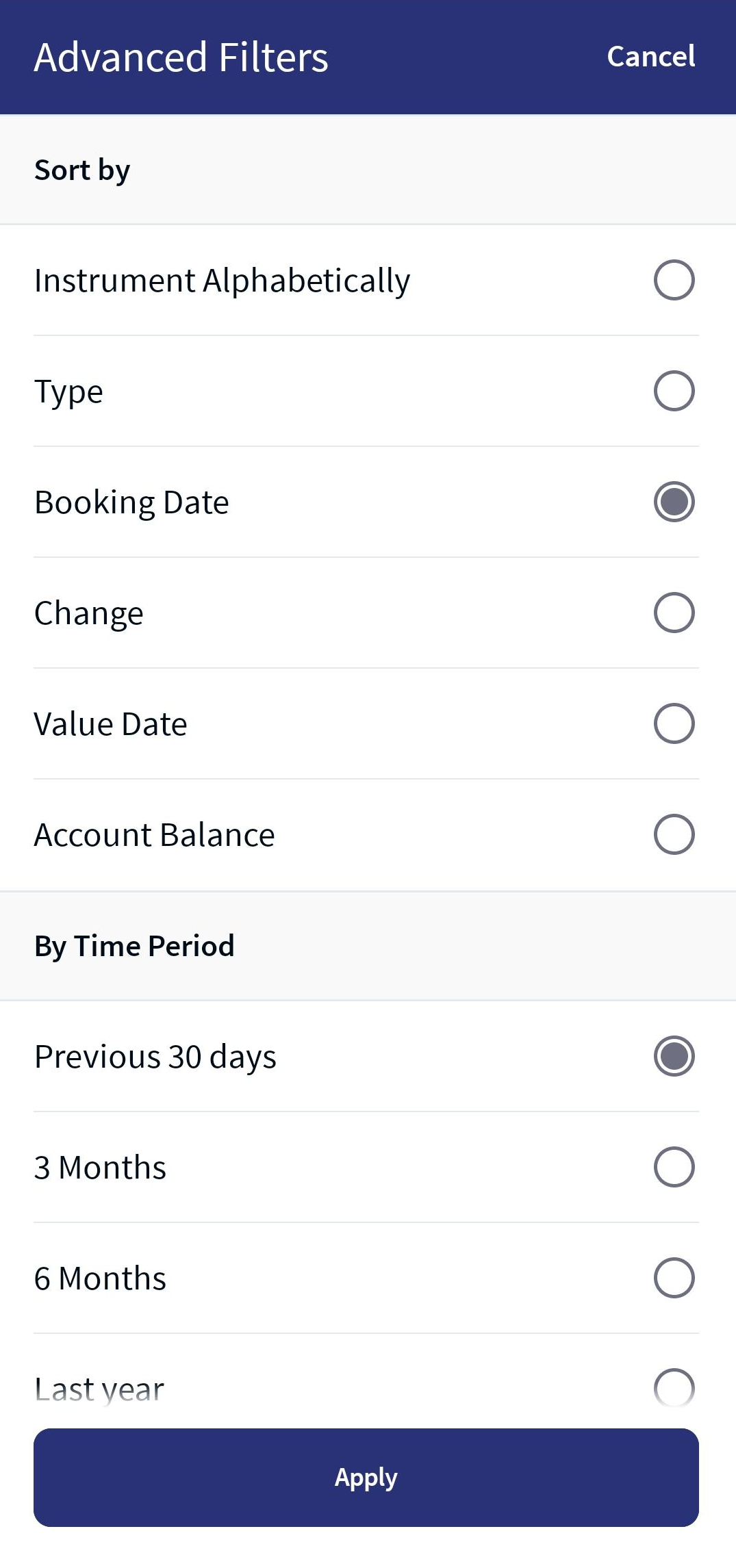 Account Activity